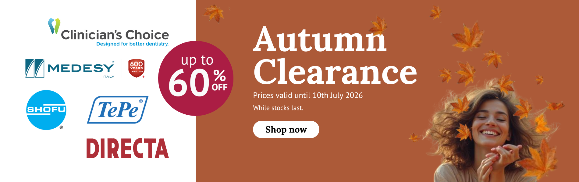 Clearance Autumn May/July2026